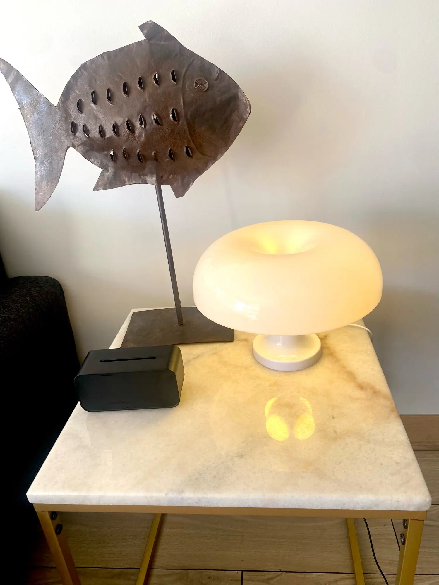 Wide Cap Mushroom Table Lamp photo review