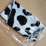 Sexy Backless Halter Turtleneck Virgin Killer Cow Print Sweater photo review