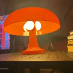Wide Cap Mushroom Table Lamp photo review