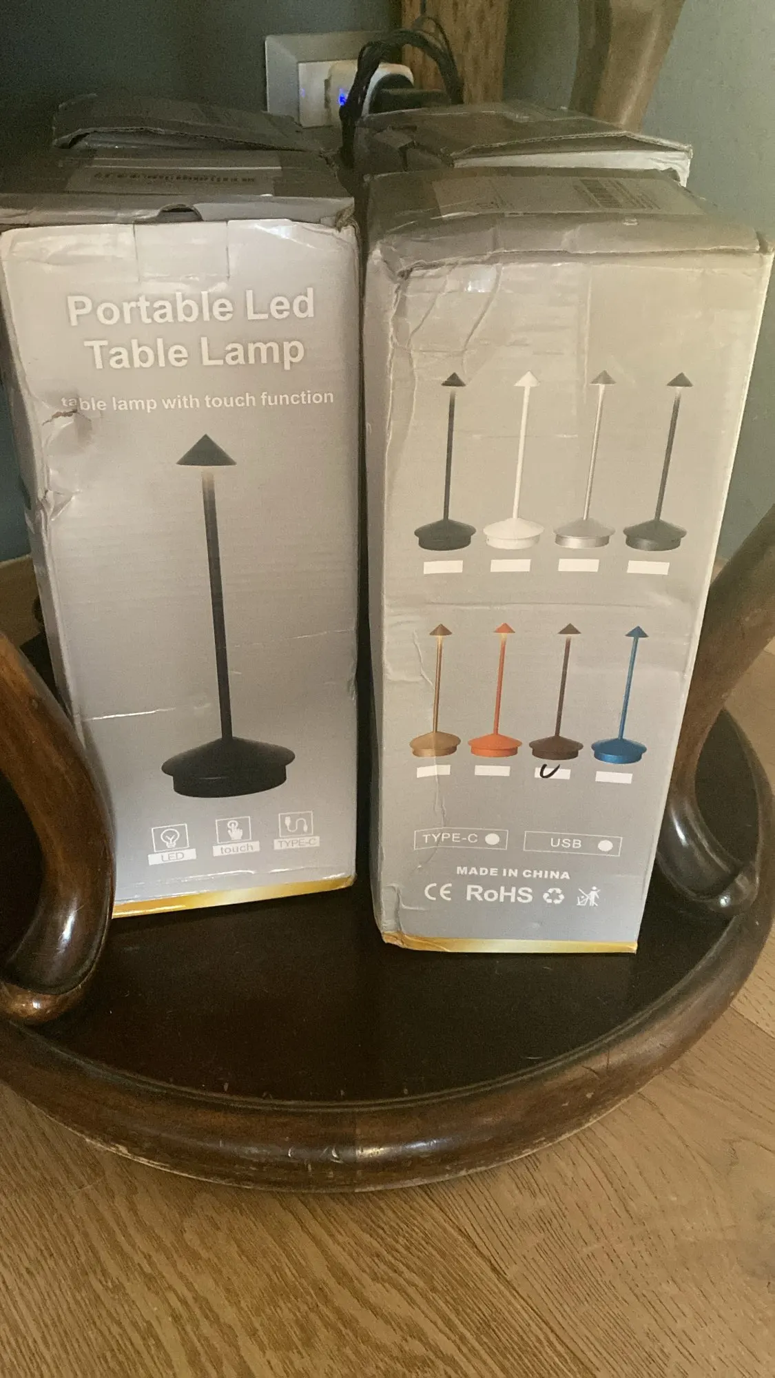 Big Base Small Cap Rechargeable Mushroom Table Lamp photo review