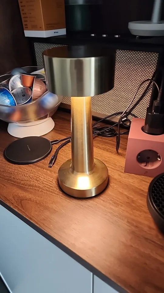 Dumbbell Base Mushroom Table Lamp photo review
