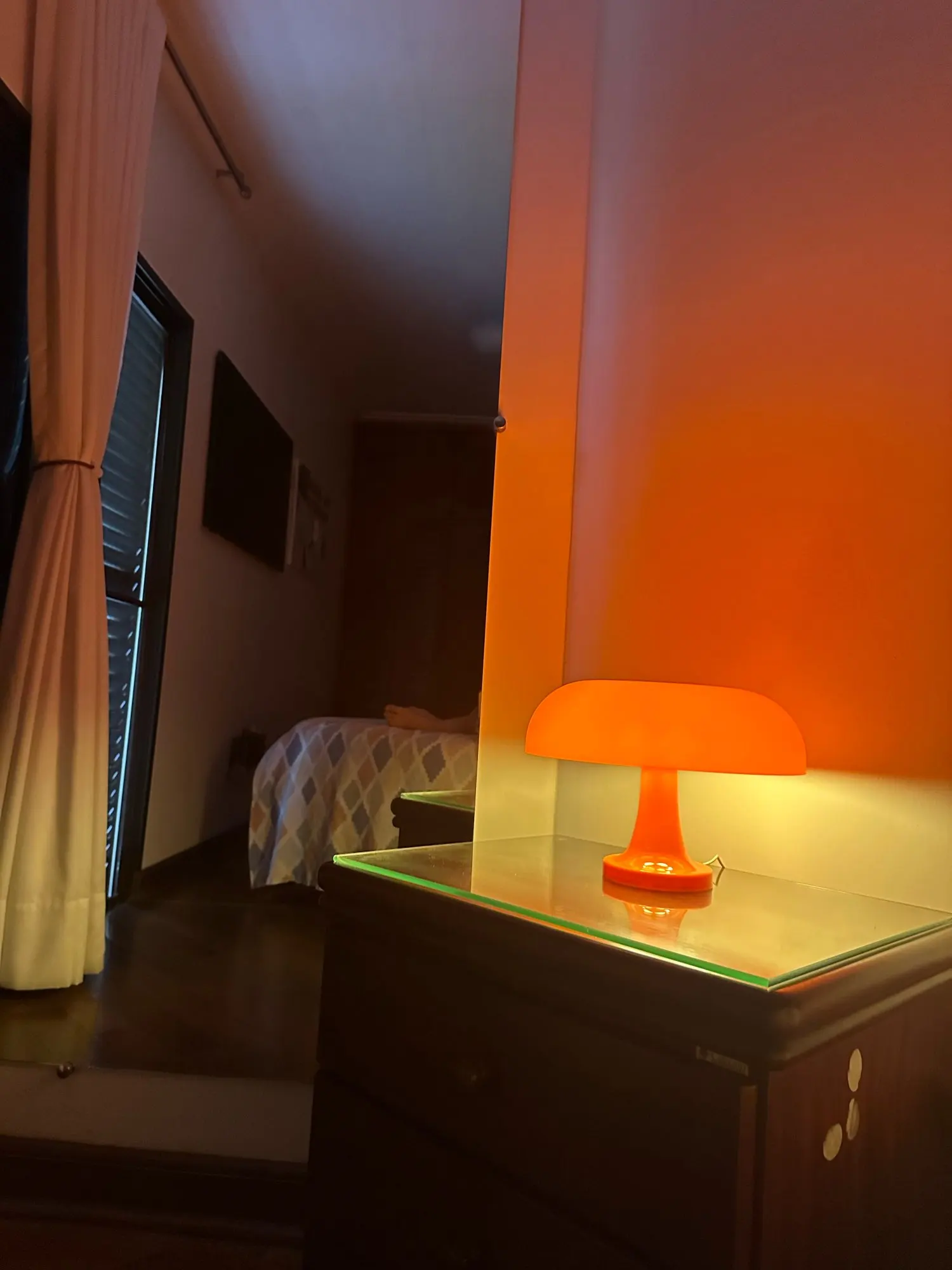 Wide Cap Mushroom Table Lamp photo review