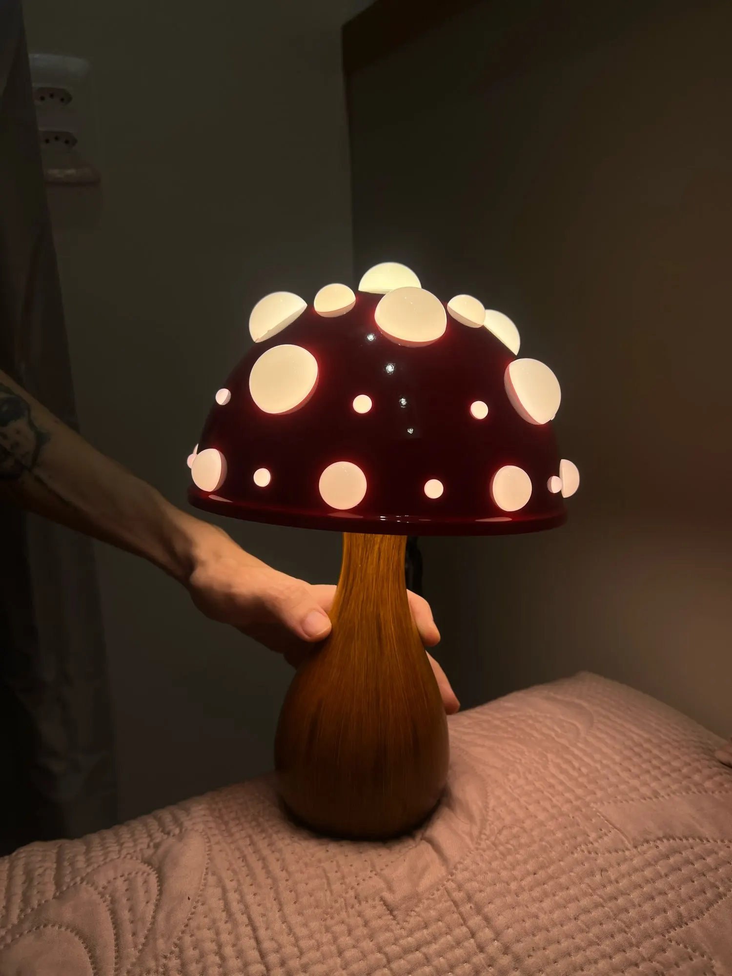 Amanita Mushroom Table Lamp photo review