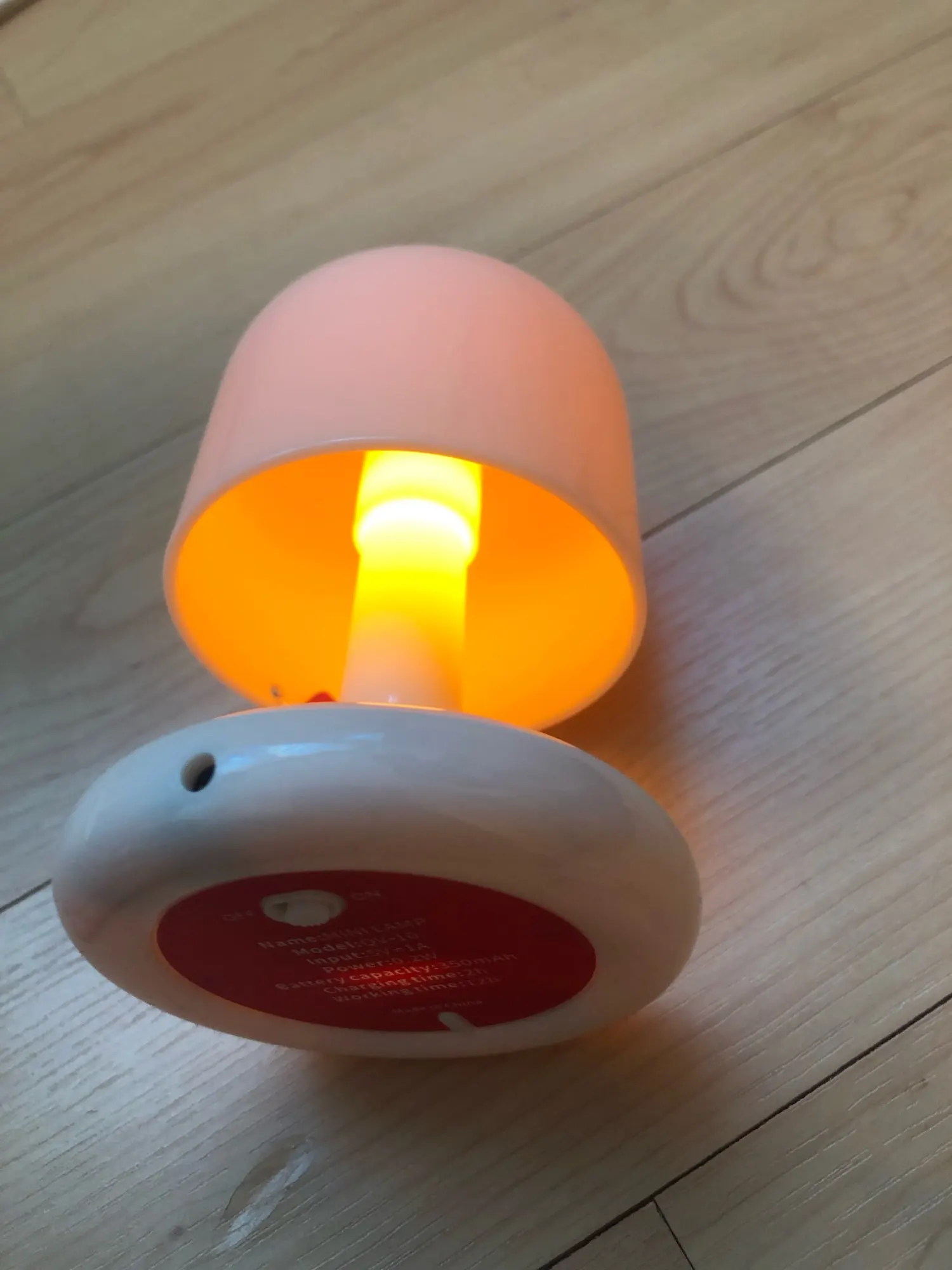 Rechargeable Mini Mushroom Lamp photo review