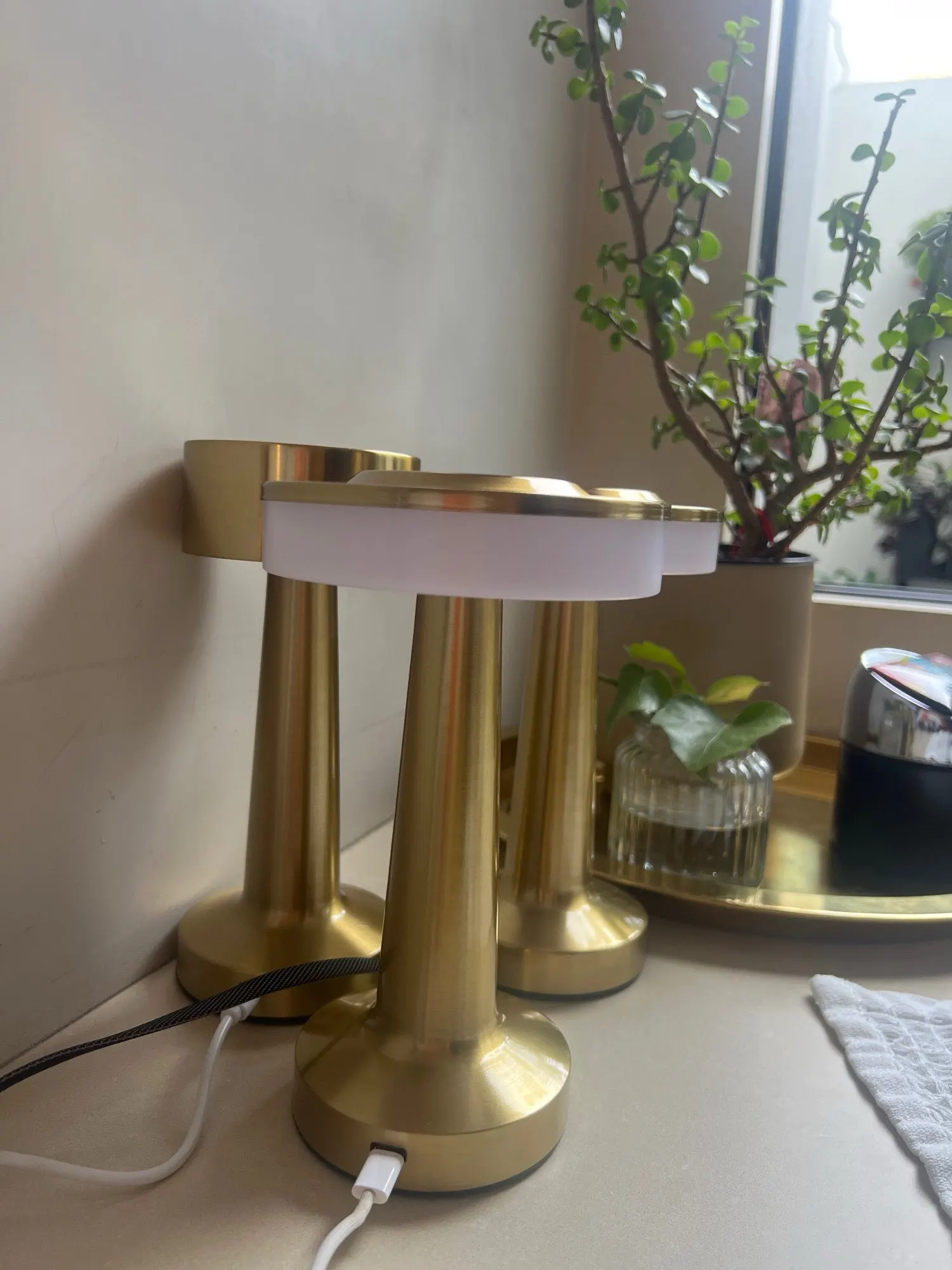 Dumbbell Base Mushroom Table Lamp photo review