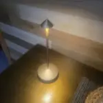 Big Base Small Cap Rechargeable Mushroom Table Lamp photo review