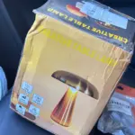 Metallic Style Rechargeable Mushroom Lamp photo review