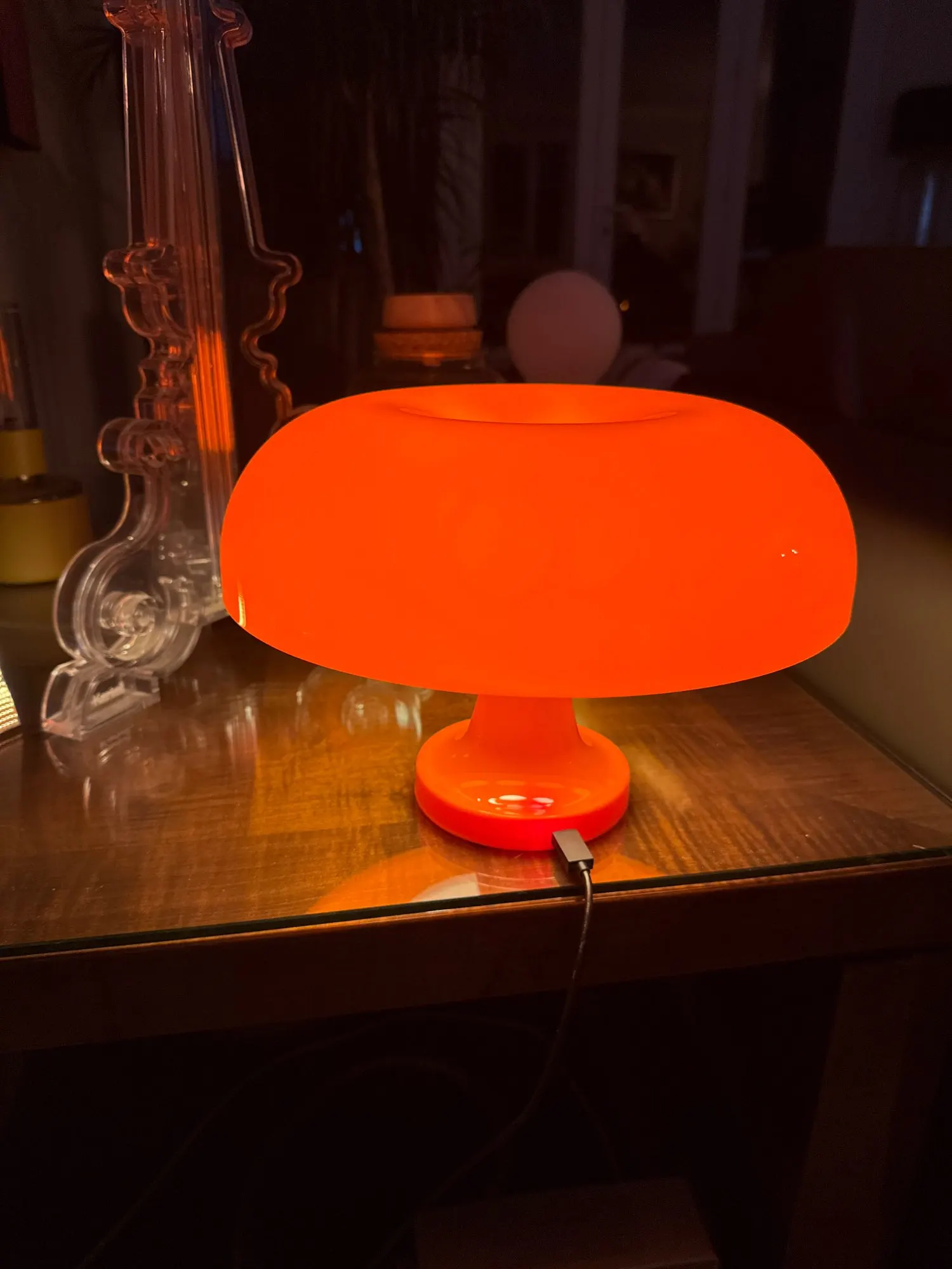 Wide Cap Mushroom Table Lamp photo review