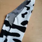 Sexy Backless Halter Turtleneck Virgin Killer Cow Print Sweater photo review