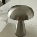 Metallic Style Rechargeable Mushroom Lamp photo review