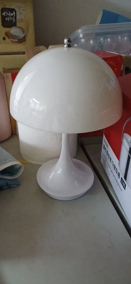 Modern USB-Charged Mushroom Table Lamp photo review