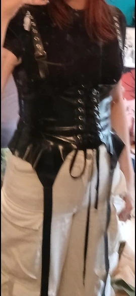 Cute Gothic Style Crimson Dress photo review